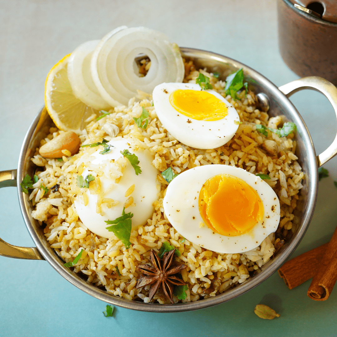 egg dum biryani 